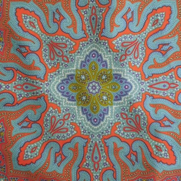 Trina Turk Geometric Kaleidoscope Halter Dress. - Picture 8 of 10